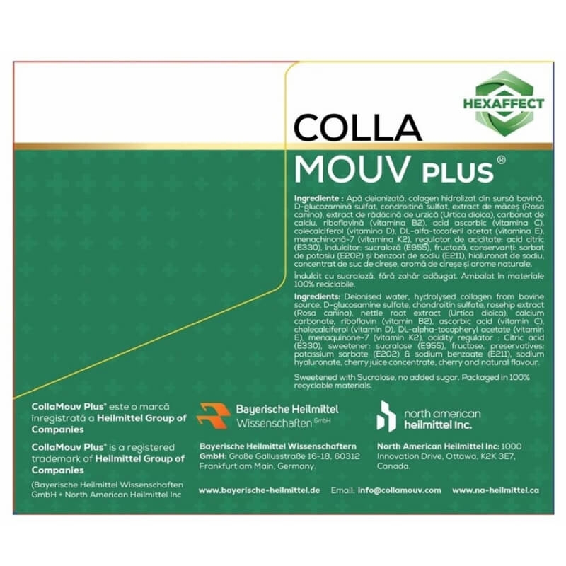 CollaMouv Plus, 25 ml, 30 flacoane, Deutsche Heilmittel GmbH