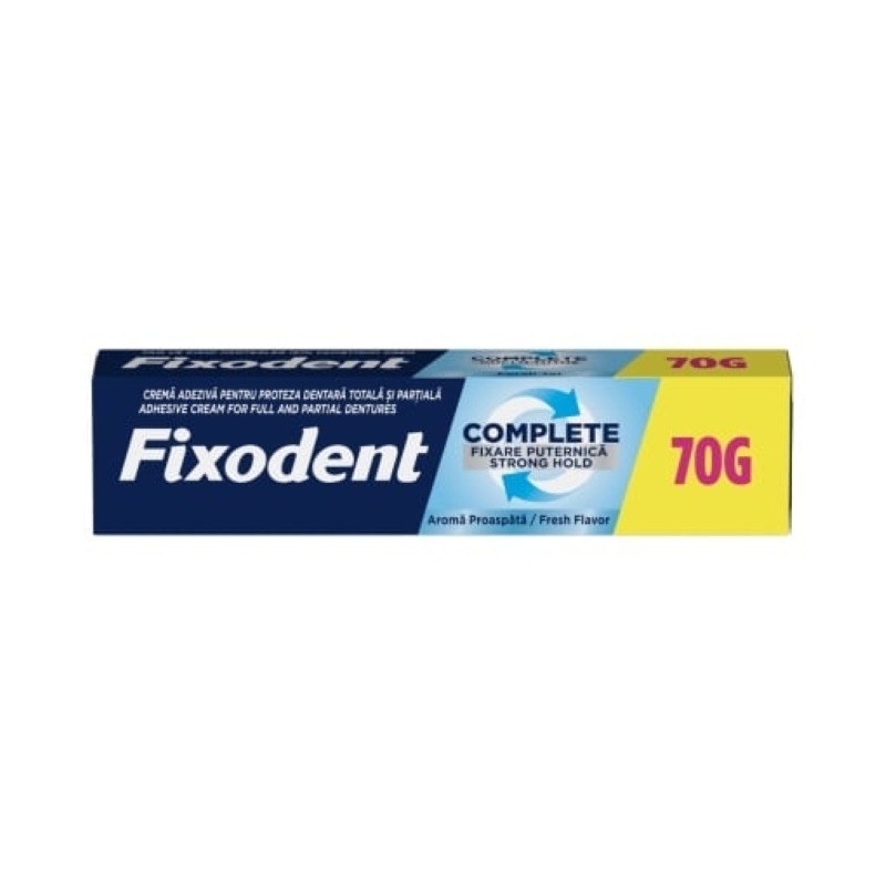 Crema adeziva pentru proteza dentara Complete Fresh, 70 g, Fixodent Crema adeziva pentru proteza dentara Complete Fresh, 70 g, Fixodent