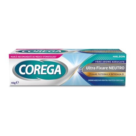 Crema adeziva pentru proteza dentara Neutro Corega, 40 g, Gsk (Haleon) Crema adeziva pentru proteza dentara Neutro Corega, 40 g, Gsk (Haleon)