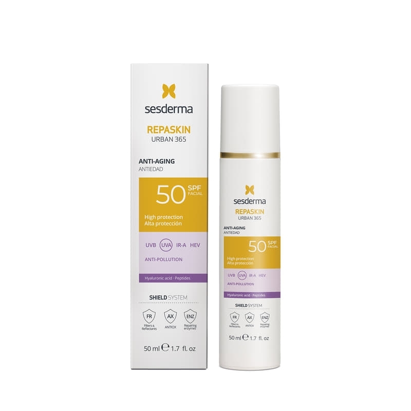 Crema anti-aging SPF 50 Repaskin Urban 365, 50 ml, Sesderma Crema anti-aging SPF 50 Repaskin Urban 365, 50 ml, Sesderma