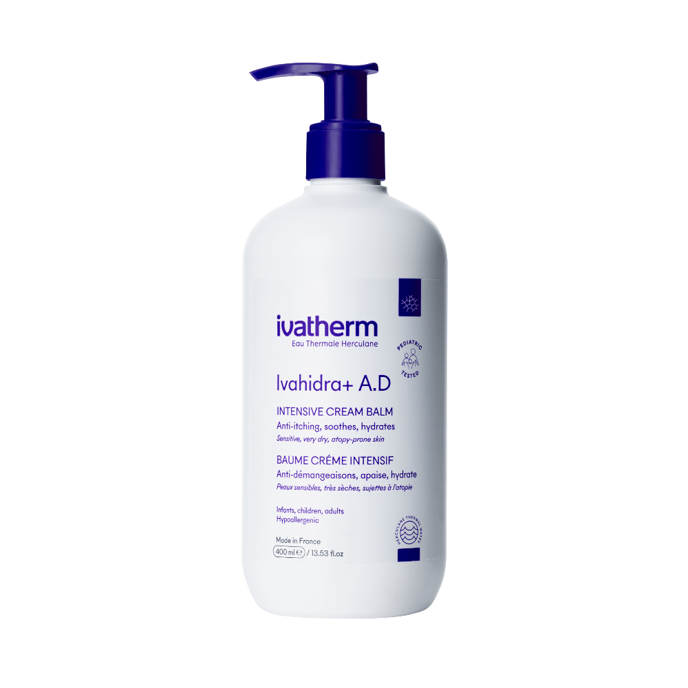 Crema balsam intens emolienta Ivahidra+ A.D, 400 ml, Ivatherm Crema balsam intens emolienta Ivahidra+ A.D, 400 ml, Ivatherm