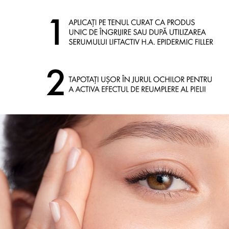 Crema pentru ochi cu efect antirid si fermitate Liftactiv HA, 15 ml, Vichy Crema pentru ochi cu efect antirid si fermitate Liftactiv HA, 15 ml, Vichy
