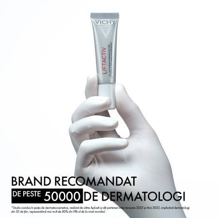 Crema pentru ochi cu efect antirid si fermitate Liftactiv HA, 15 ml, Vichy Crema pentru ochi cu efect antirid si fermitate Liftactiv HA, 15 ml, Vichy