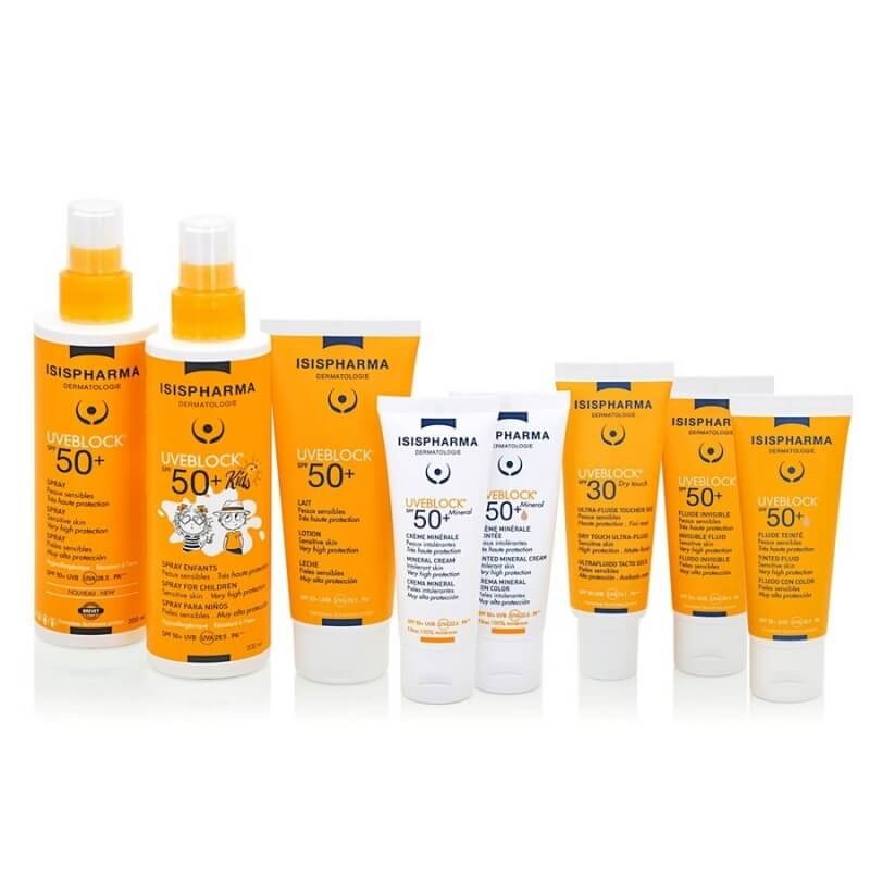 Crema SPF 50+ Uveblock Mineral, 40 ml, Isispharma Crema SPF 50+ Uveblock Mineral, 40 ml, Isispharma
