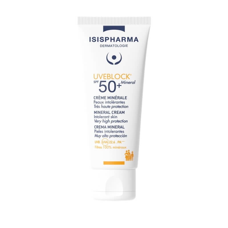 Crema SPF 50+ Uveblock Mineral, 40 ml, Isispharma Crema SPF 50+ Uveblock Mineral, 40 ml, Isispharma