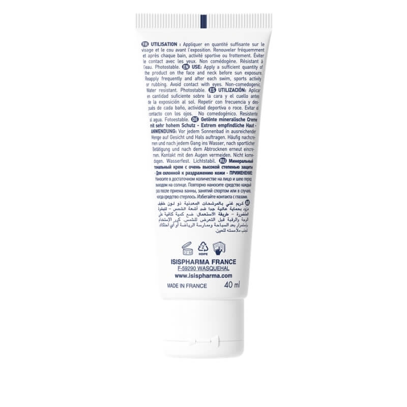 Crema nuantatoare SPF 50+ Uveblock Mineral, 40 ml, Isispharma Crema nuantatoare SPF 50+ Uveblock Mineral, 40 ml, Isispharma