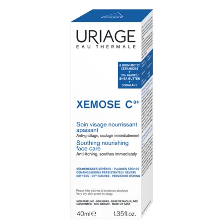 Crema calmanta de fata Xemose C8+, 40 ml, Uriage Crema calmanta de fata Xemose C8+, 40 ml, Uriage