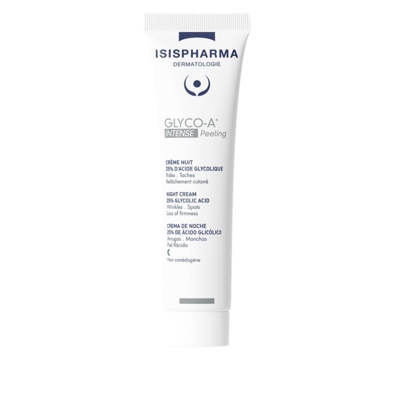 Crema de noapte cu 25% acid glicolic Glyco-A Intense Peeling, 30 ml, Isispharma