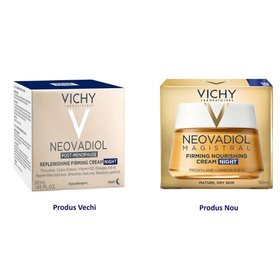 Crema de noapte cu efect de fermitate si refacerea lipidelor Neovadiol Magistral, 50 ml, Vichy