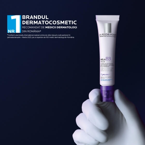 Crema contur ochi Mela B3, 15 ml, La Roche-Posay Crema contur ochi Mela B3, 15 ml, La Roche-Posay
