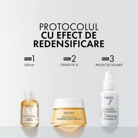 Crema de zi redensifianta cu efect de lifting ten normal-mixt Neovadiol Compensating Complex, 50 ml, Vichy Crema de zi redensifianta cu efect de lifting ten normal-mixt Neovadiol Compensating Complex, 50 ml, Vichy
