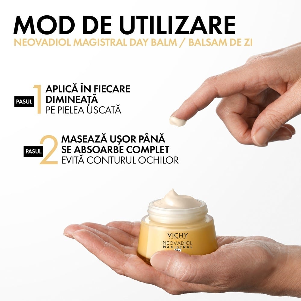 Balsam de zi hranitor cu efect de fermitate Neovadiol Magistral, 50 ml, Vichy