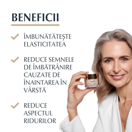 Crema de fata SPF 15 Hyaluron Filler + Elasticity, 50 ml, Eucerin