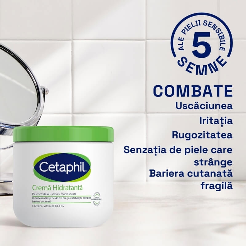 Crema hidratanta pentru corp, 453 g, Cetaphil Crema hidratanta pentru corp, 453 g, Cetaphil