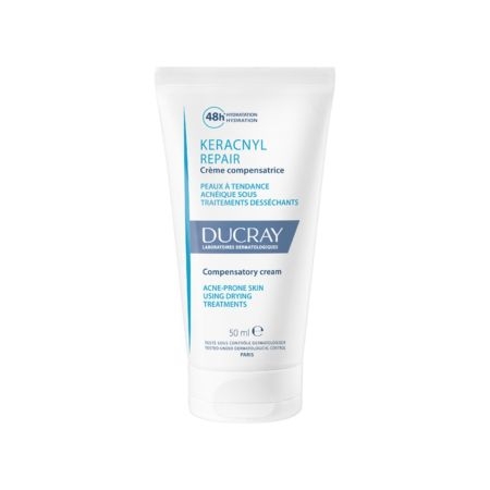 Crema hidratanta anti-imperfectiuni Keracnyl Repair, 50 ml, Ducray Crema hidratanta anti-imperfectiuni Keracnyl Repair, 50 ml, Ducray