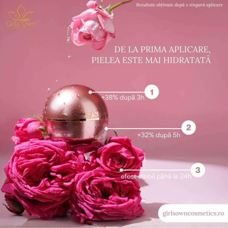 Crema hidratanta de zi Go Beautiful, 50 ml, Girl Own Cosmetics