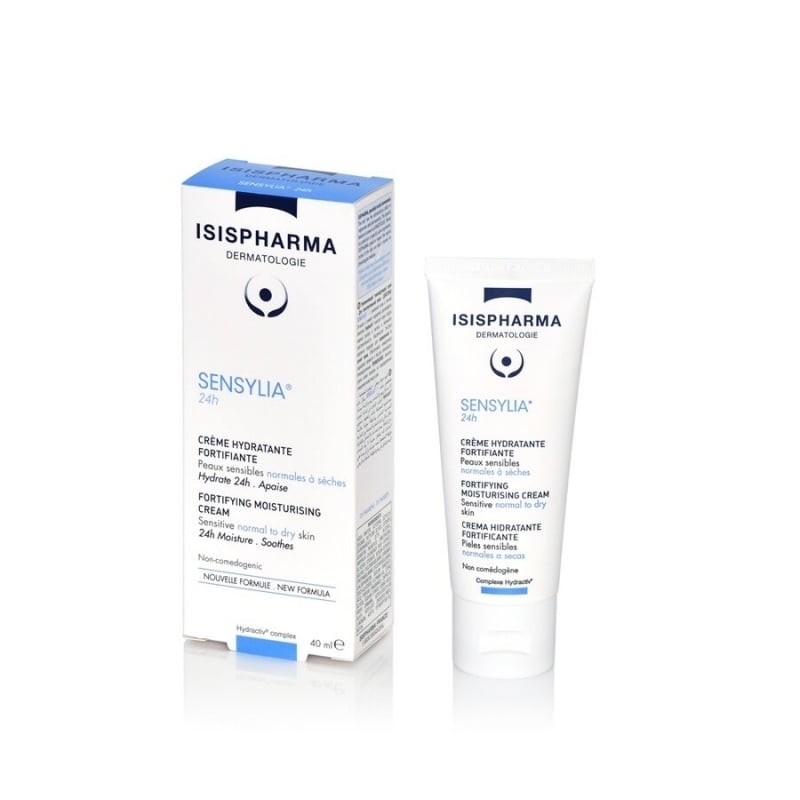 Crema hidratanta pentru ten sensibil Sensylia 24h, 40 ml, Isispharma