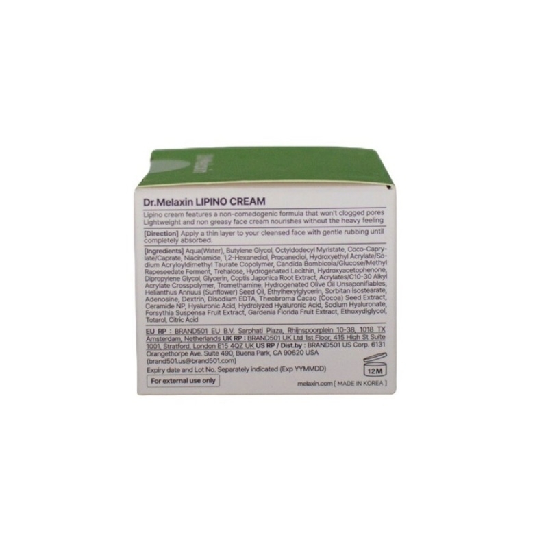 Crema Hidratanta Cu Efect De Echilibrare Pentru Ten Gras Lipino,  50 ml, Dr. Melaxin