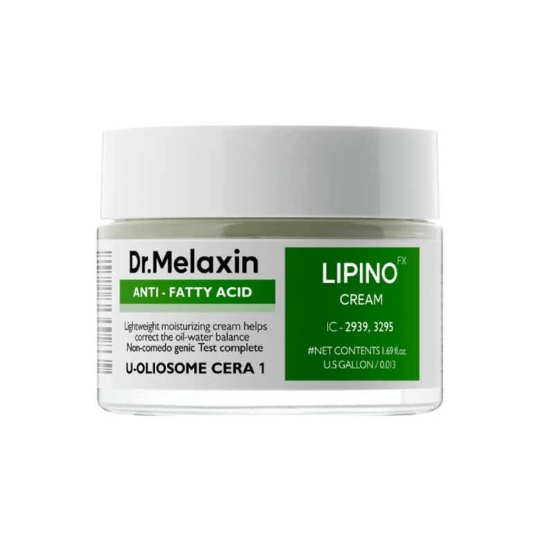 Crema Hidratanta Cu Efect De Echilibrare Pentru Ten Gras Lipino,  50 ml, Dr. Melaxin