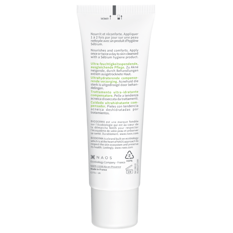 Crema hidratanta Sebium Hydra, 40 ml, Bioderma Crema hidratanta Sebium Hydra, 40 ml, Bioderma