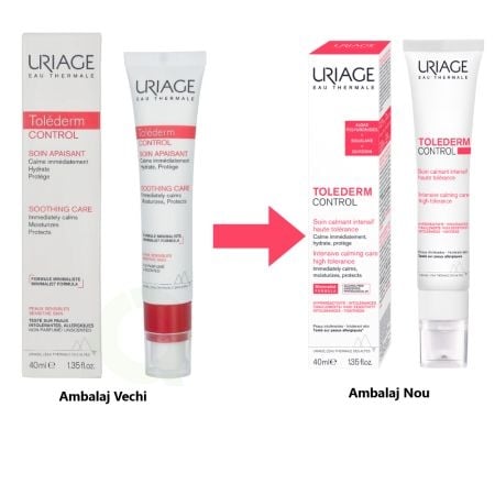 Crema hidratanta si calmanta Tolederm Control, 40 ml, Uriage Crema hidratanta si calmanta Tolederm Control, 40 ml, Uriage