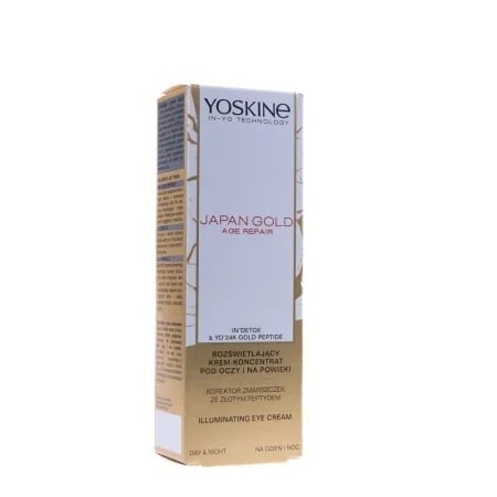 Crema iluminatoare pentru zona ochilor Japan Gold Age repair, 15 ml, Yoskine Crema iluminatoare pentru zona ochilor Japan Gold Age repair, 15 ml, Yoskine