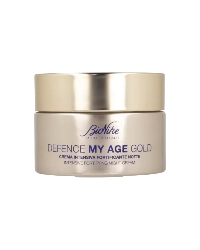 Crema intensiv fortifianta de noapte Defence My Age Gold, 50 ml, BioNike Crema intensiv fortifianta de noapte Defence My Age Gold, 50 ml, BioNike