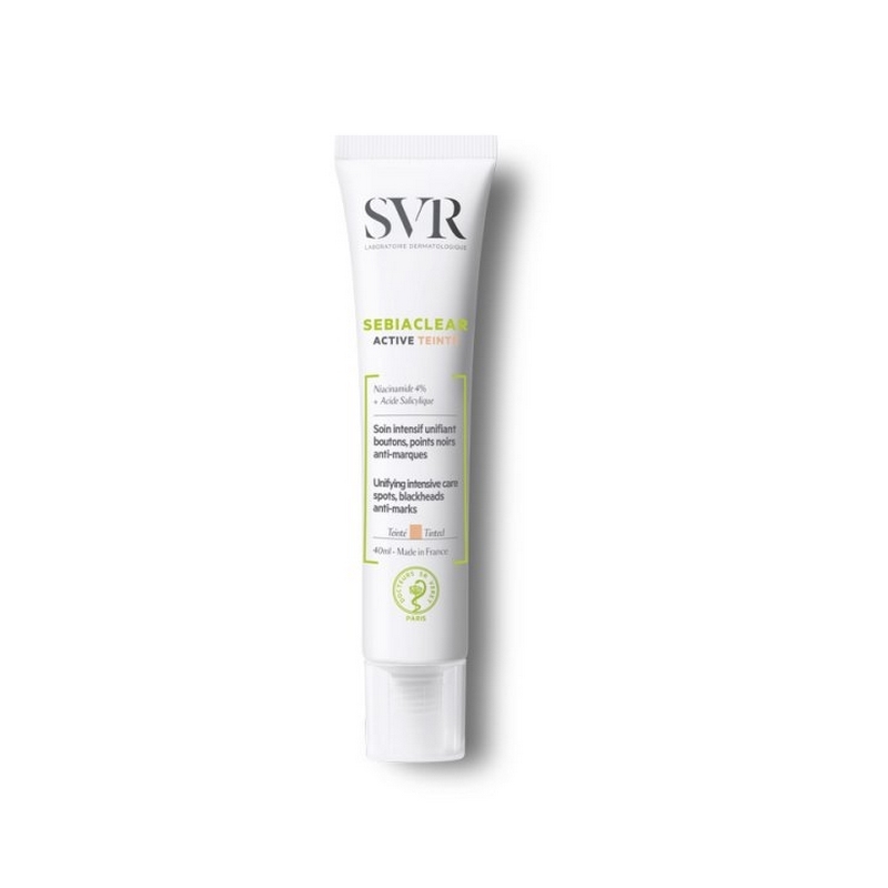 Crema intensiva anti-imperfectiuni Sebiaclear Active Teinte, 40 ml, SVR Crema intensiva anti-imperfectiuni Sebiaclear Active Teinte, 40 ml, SVR