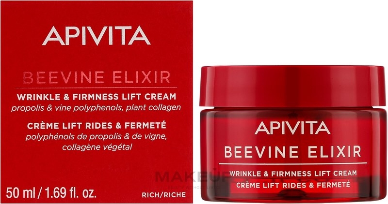 Crema lejera Beevine Elixir, 50 ml, Apivita