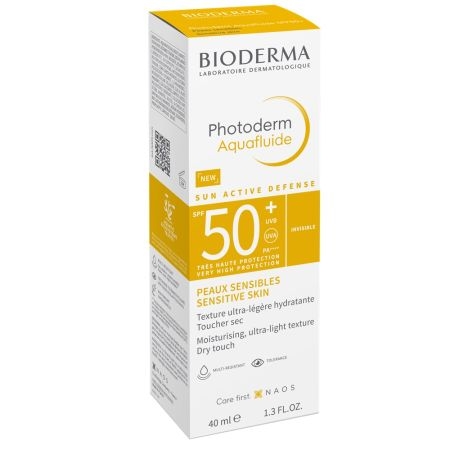 Crema lejera cu SPF50+ Invisible Aquafluide Photoderm, 40 ml, Bioderma Crema lejera cu SPF50+ Invisible Aquafluide Photoderm, 40 ml, Bioderma