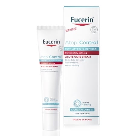 Crema pentru ingrijirea pielii in fazele acute, Atopi Control, 40 ml, Eucerin