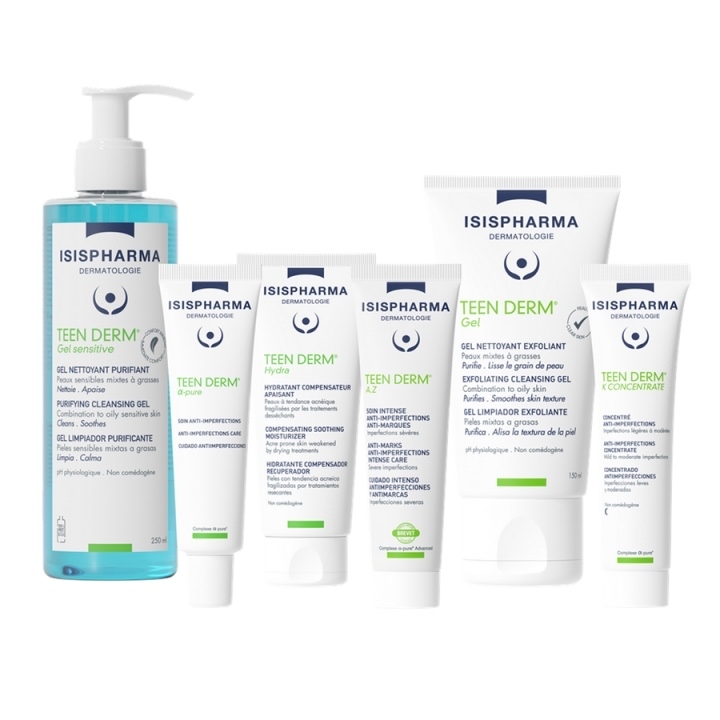 Crema pentru pielea predispusa la acnee Teen Derm Hydra, 40 ml, Isispharma Crema pentru pielea predispusa la acnee Teen Derm Hydra, 40 ml, Isispharma