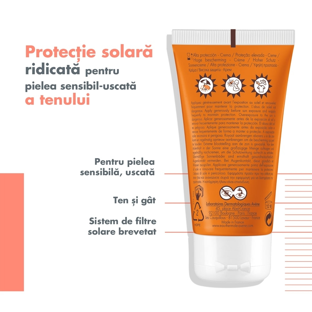 Crema pentru protectie solara SPF 30, 50 ml, Avene
