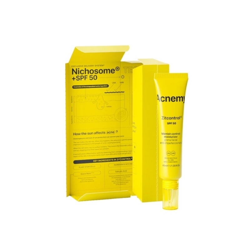 Zitcontrol Crema De Fata Pentru Acnee Cu Spf50, 40 ml, Acnemy Zitcontrol Crema De Fata Pentru Acnee Cu Spf50, 40 ml, Acnemy