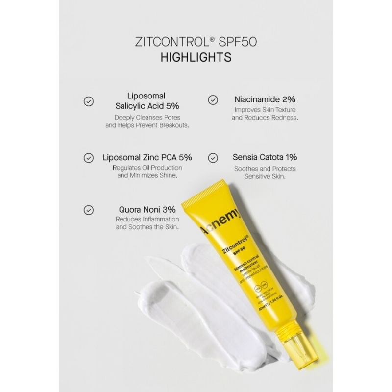 Zitcontrol Crema De Fata Pentru Acnee Cu Spf50, 40 ml, Acnemy Zitcontrol Crema De Fata Pentru Acnee Cu Spf50, 40 ml, Acnemy