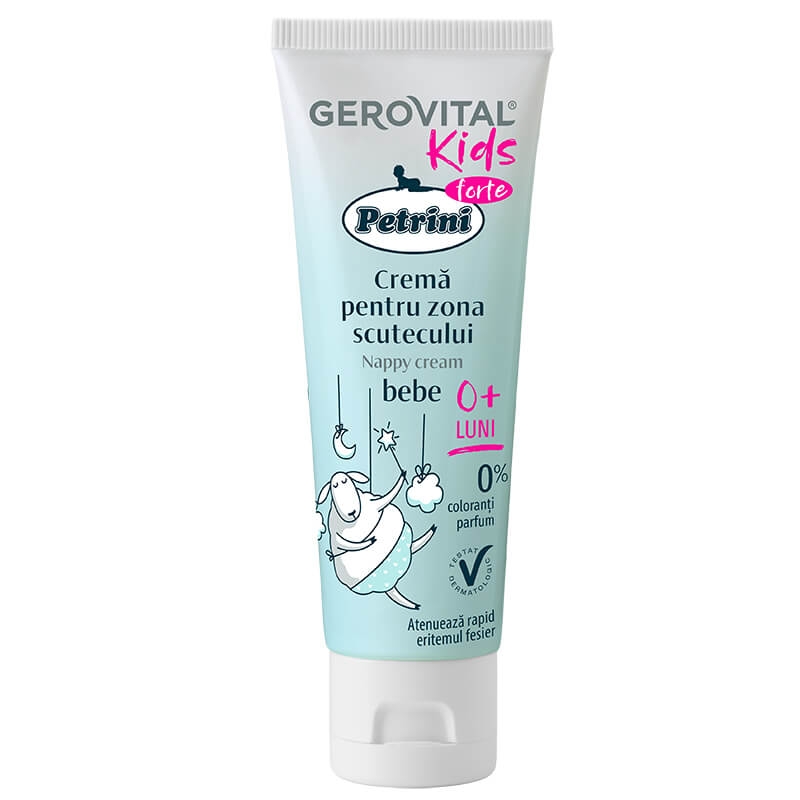 Crema pentru zona scutecului, 50 ml, Gerovital Kids Crema pentru zona scutecului, 50 ml, Gerovital Kids