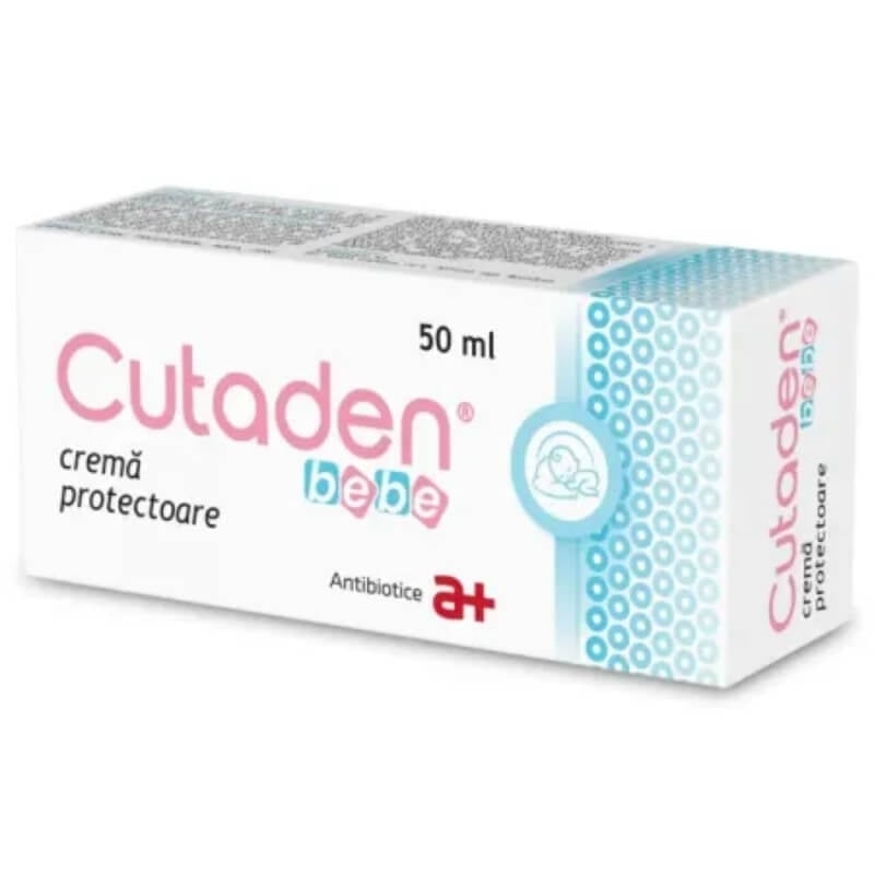Cutaden Bebe crema protectoare, 50 ml, Antibiotice SA Cutaden Bebe crema protectoare, 50 ml, Antibiotice SA