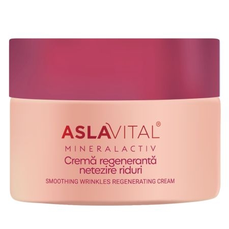 Crema regeneranta pentru netezirea ridurilor Mineralactiv, 50 ml, Aslavital Crema regeneranta pentru netezirea ridurilor Mineralactiv, 50 ml, Aslavital