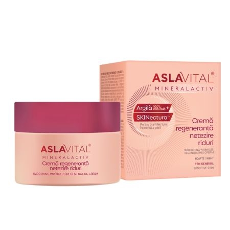 Crema regeneranta pentru netezirea ridurilor Mineralactiv, 50 ml, Aslavital Crema regeneranta pentru netezirea ridurilor Mineralactiv, 50 ml, Aslavital