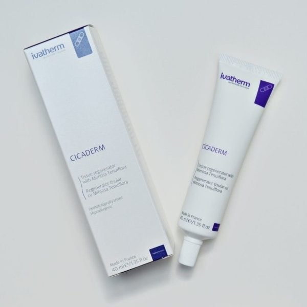 Crema reparatoare pe baza de Mimosa Tenuiflora Cicaderm, 40 ml, Ivatherm