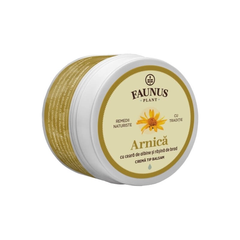 Crema tip balsam cu arnica, 50 ml, Faunus Plant Crema tip balsam cu arnica, 50 ml, Faunus Plant