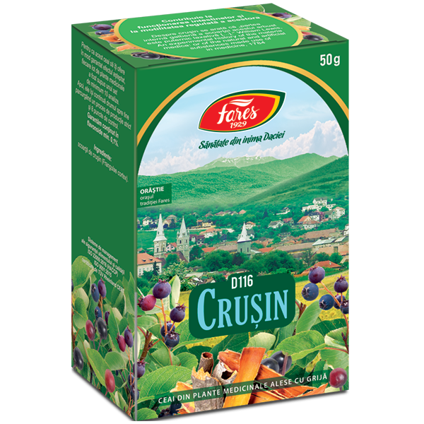 Ceai scoarta de crusin 50g, Fares