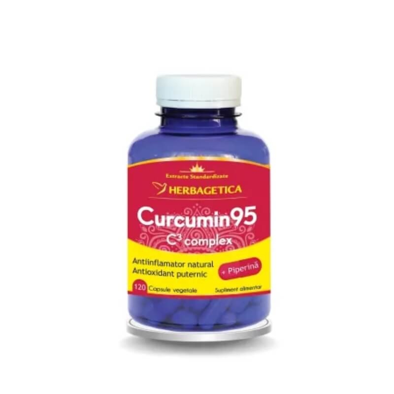 Curcumin95 C3 Complex, 120 capsule, Herbagetica Curcumin95 C3 Complex, 120 capsule, Herbagetica