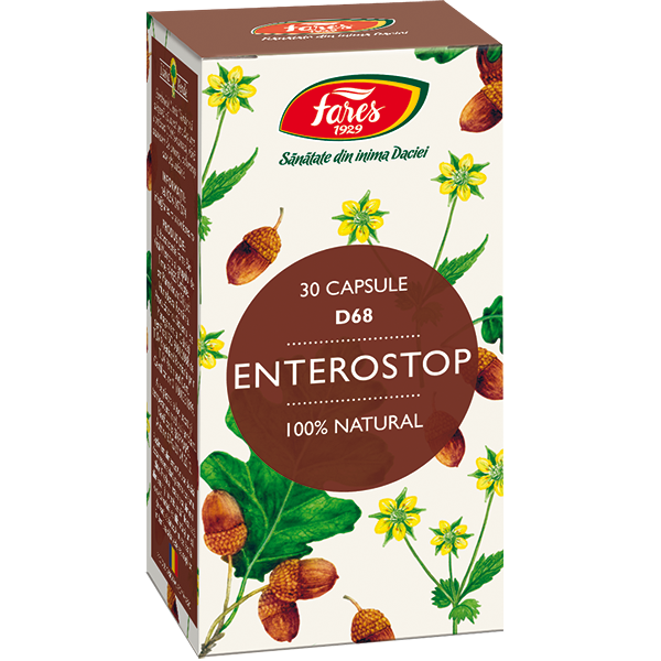 Enterostop antidiareic (D68) 30caps., Fares Enterostop antidiareic (D68) 30caps., Fares