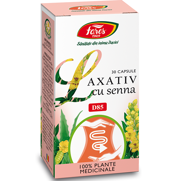Laxativ cu senna 30caps., Fares