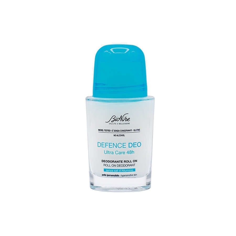 Deodorant roll on fara sare de aluminiu Defence Deo Ultra Care 48h, 50 ml, BioNike Deodorant roll on fara sare de aluminiu Defence Deo Ultra Care 48h, 50 ml, BioNike