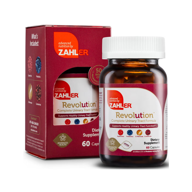 Formula completa pentru tractul urinar Zahler Revolution, 60 capsule, GNC