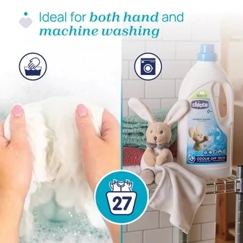 Detergent lichid hipoalergenic pentru haine, +0 luni, 1.5 l, Chicco