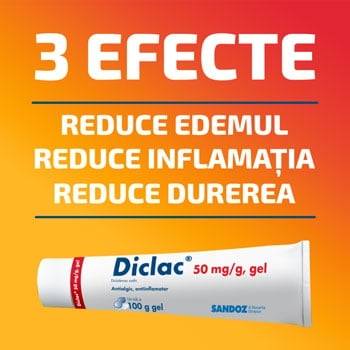 Diclac gel, 50 mg/g, 50 g, Sandoz Diclac gel, 50 mg/g, 50 g, Sandoz