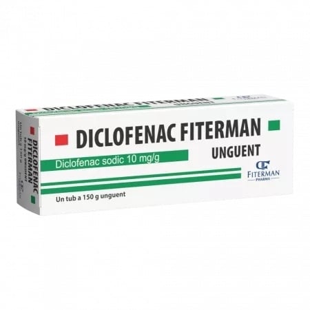 Diclofenac unguent 10 mg/g, 150 g, Fiterman Pharma